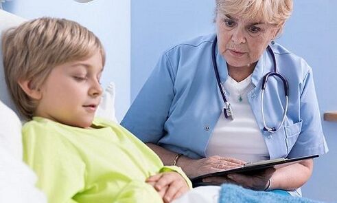 Doctors and children in the hospital
